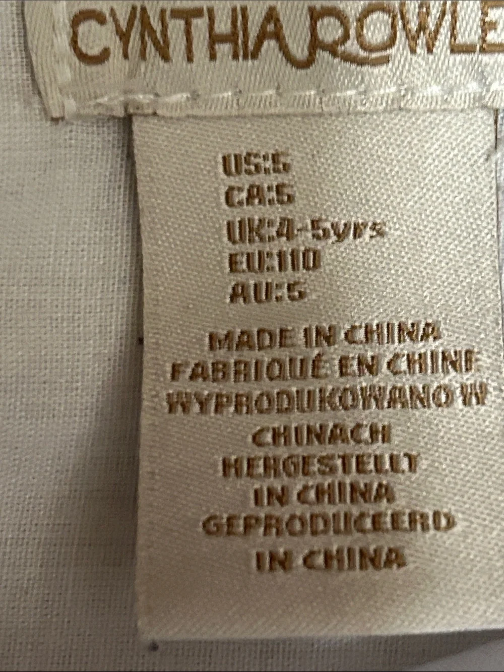 Cynthia Rowley White Embroidered A-Line Dress Size 6